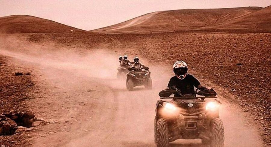 Quad biking in Agafay desert